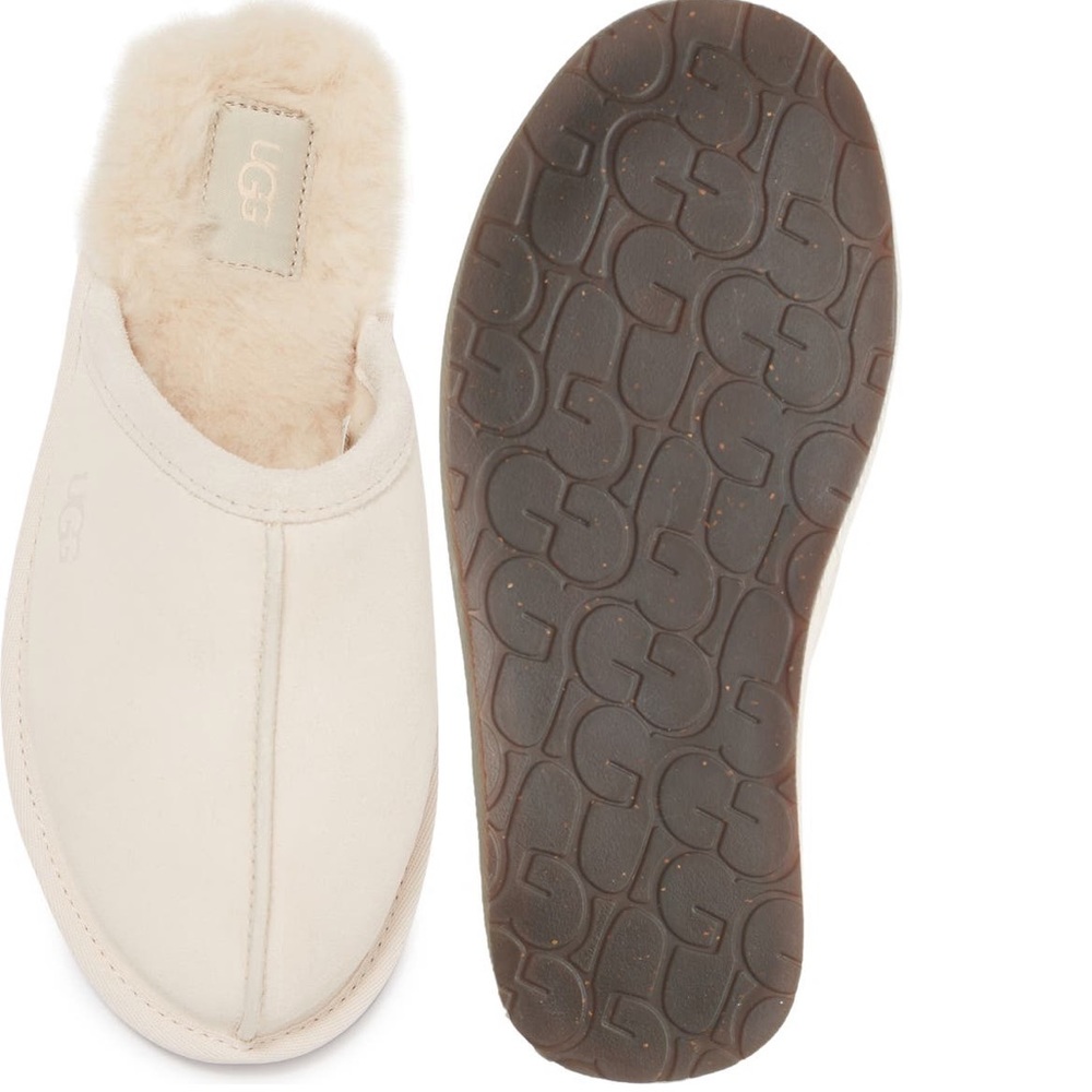 New Ugg Pearle faux fur lined scuff slipper